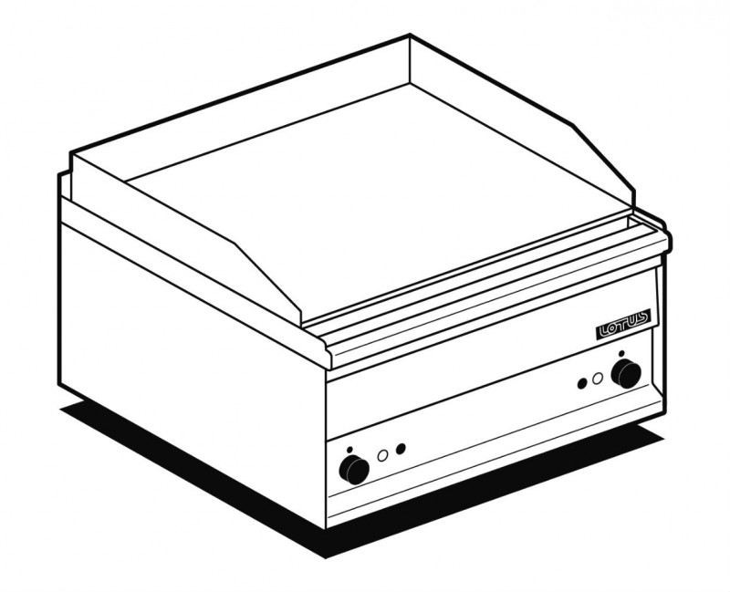 Electric fry top AFP / FTL-2ET Smooth plate