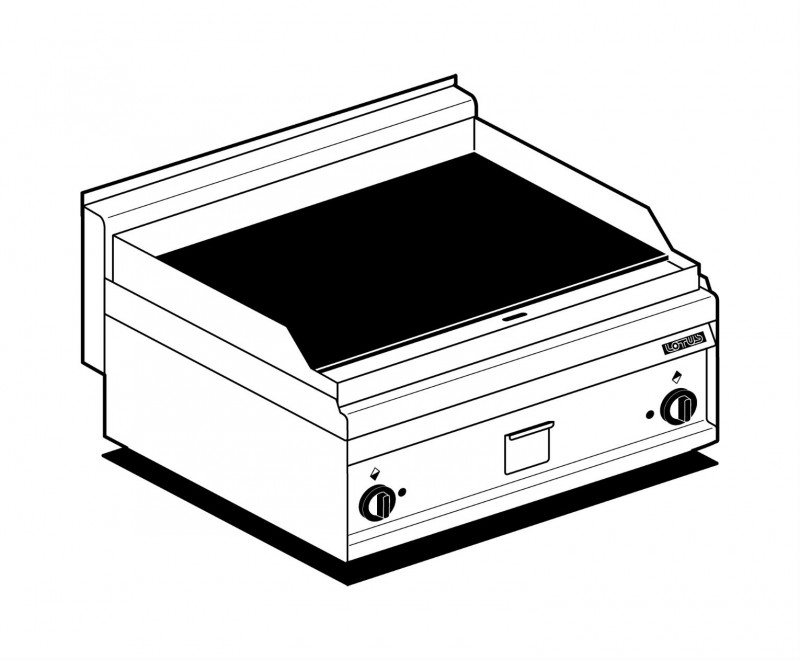 Electric fry top AFP / FTC-8ET glass ceramic plate