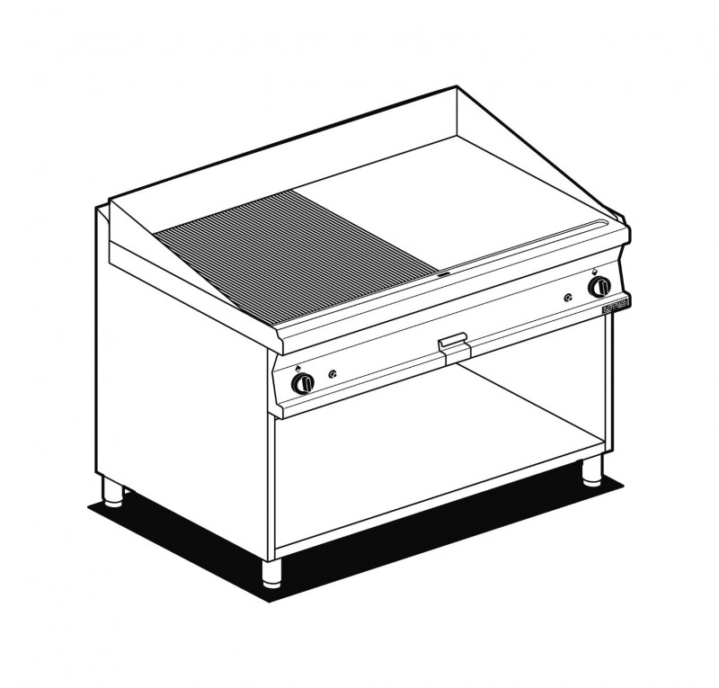 Gas fry top AFP / FTLR-712G