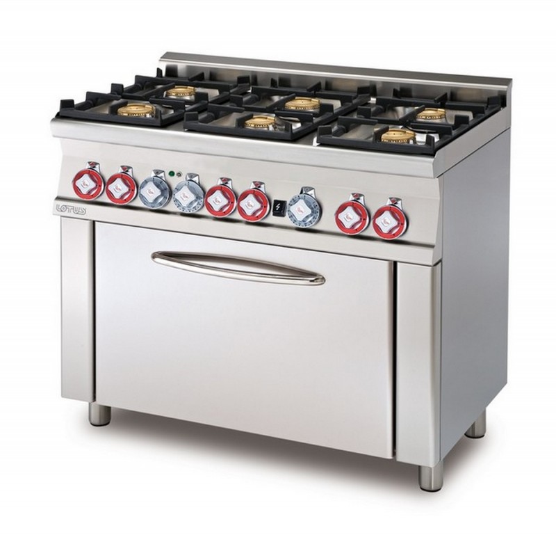 Commercial gas cooking range AFP / CFM6-610GEM