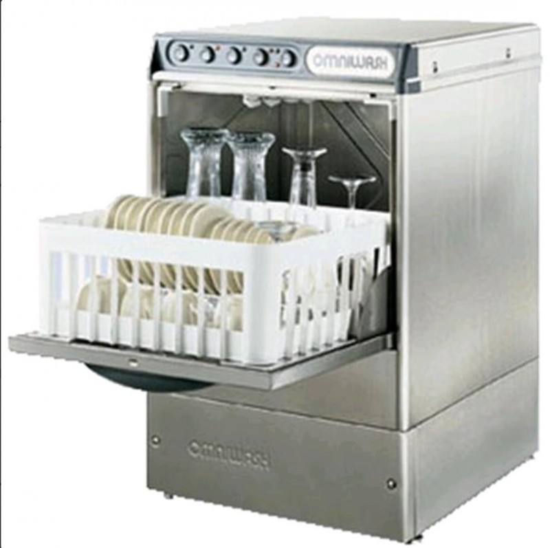 AFP / ELITE 410BDD front loading dishwasher in stainless steel AISI