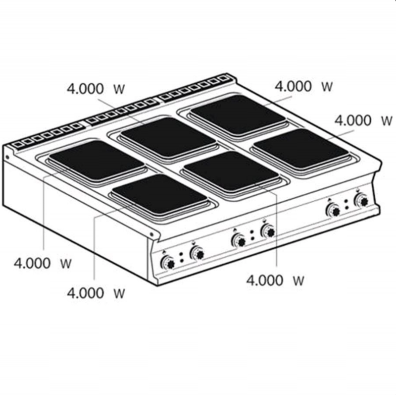 Professional electric cookers AFP / PCQT-912ET