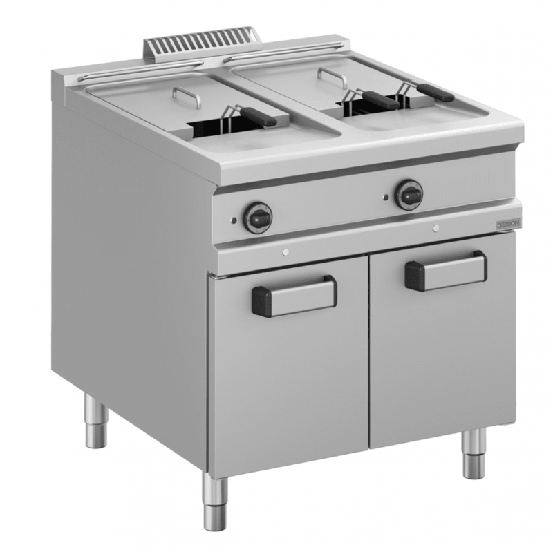 Commercial electric fryer AFP / A77ERFMXD mobile with door