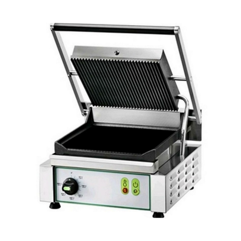 Electric hot plate panini in cast iron AFP / PE25LN