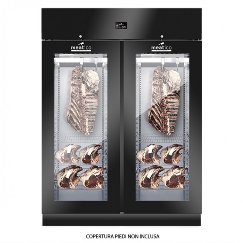 STG1500 GLASS maturing cabinet in stainless steel