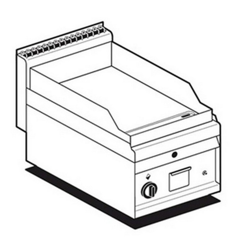 AFP / FTR-4G gas fry top with ribbed plate