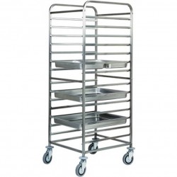 Stainless steel AFP / CAL476 rack trolley