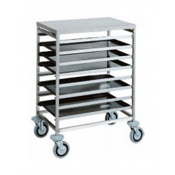 Stainless steel AFP / CAL477 rack trolley