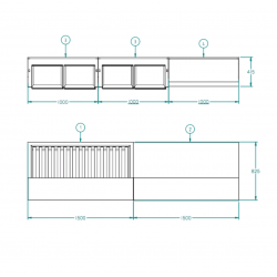 Start-up counter AFP / EASY bakery furniture