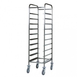 Tray trolley AFP / CA1450 in stainless steel