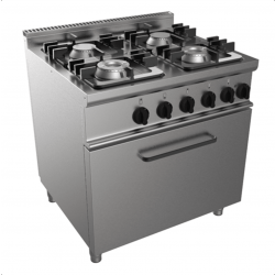 Professional gas cooker AFP / E7 / KUPG4LE.4M