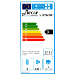 Professional vertical freezer AFP / ECV1200BT in stainless steel AISI 430