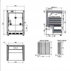 AFP / ER200GSS drinks cooler in stainless steel