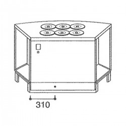 Bench wells ice cream BP2 / 45VENANG