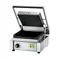 Electric hot plate panini in cast iron AFP / PE25LN