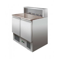 AFP / PS900 tn pizzeria fridge counter in stainless steel