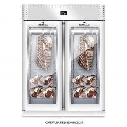 STG1500 GLASS maturing cabinet in stainless steel