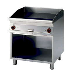 Fry top electric smooth plate AFP / FTL-78ET open compartment