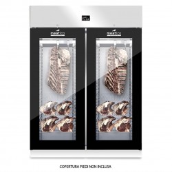 STG1500 GLASS maturing cabinet in stainless steel