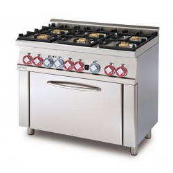 Commercial gas cooking range AFP / CF6-610GEM
