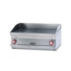 Electric fry top AFP / FTLRT-68ETS 1/2 smooth plate 1/2 chrome grooved plate