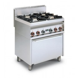 Commercial gas cooking range AFP / CF4-8G