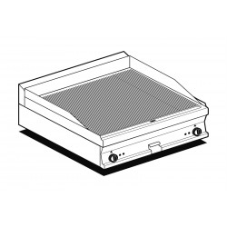 AFP / FTRT-68ET electric fry top with ribbed plate