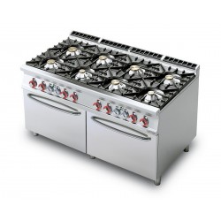 Commercial gas cooking range AFP / CF8-916GE