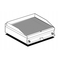 Electric fry top AFP / FTRT-98ETS with chrome-plated plate