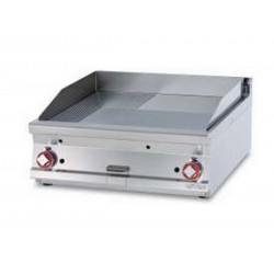 AFP / FTLRT-98G gas fry top with 1/2 smooth plate 1/2 ribbed plate