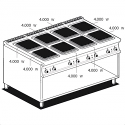 Professional electric cookers AFP / PCQ-916ET