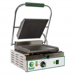 Electric hot plate panini in cast iron AFP / PE25LN