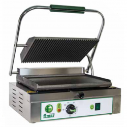 Electric hot plate panini in cast iron AFP / PE35LN