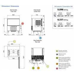 Industrial blast chiller AFP / ST5-18