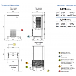 Industrial blast chiller AFP / ST10-32