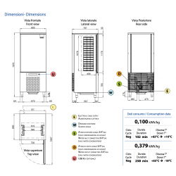 Industrial blast chiller AFP / ST15-40