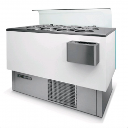 Bench ice wells POZZETTOFAST with reserve