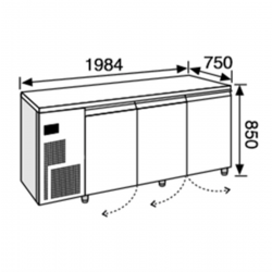 Retarder-proofing table AFP / PFB198