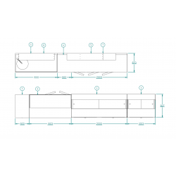 Start-up counter AFP / DESSER bar furniture