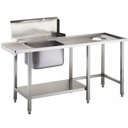Outlet table with basin and hole for dishwasher AFP/ R119