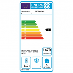 AFP / TF03MID60 pizzeria fridge counter in stainless steel