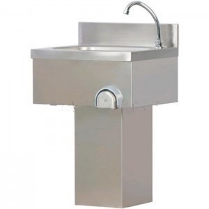 Wall-mounted AISI AFP / LC50 stainless steel sink