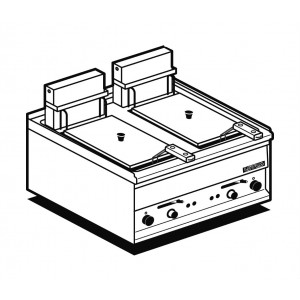Commercial electric fryer AFP / FQ-2EM
