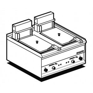 Commercial electric fryer AFP / FQ-2ET