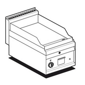 AFP / FTR-4G gas fry top with ribbed plate