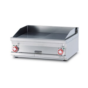 Electric fry top AFP / FTLRT-78ETS 1/2 smooth plate 1/2 chrome grooved plate