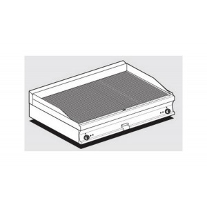 Electric fry top AFP / FTRT-712ET with ribbed plate