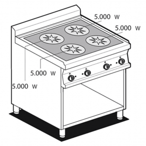 Professional electric cookers AFP / PCI-78ET