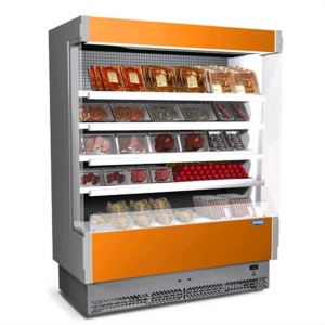 AFP / SPEED80 refrigerated wall display PAINTED for pre-packaged meat