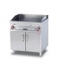 Gas fry top with smooth plate AFP / FTL-78G open compartment